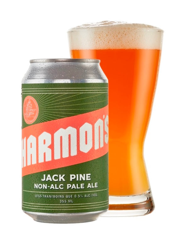 Harmon's Jack Pine Pale Ale Non Alcoholic Kichesippi Beer Co.