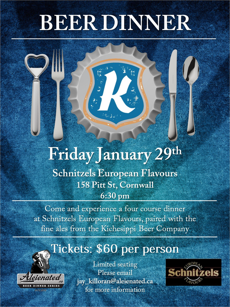 Beer Dinner at Schnitzels