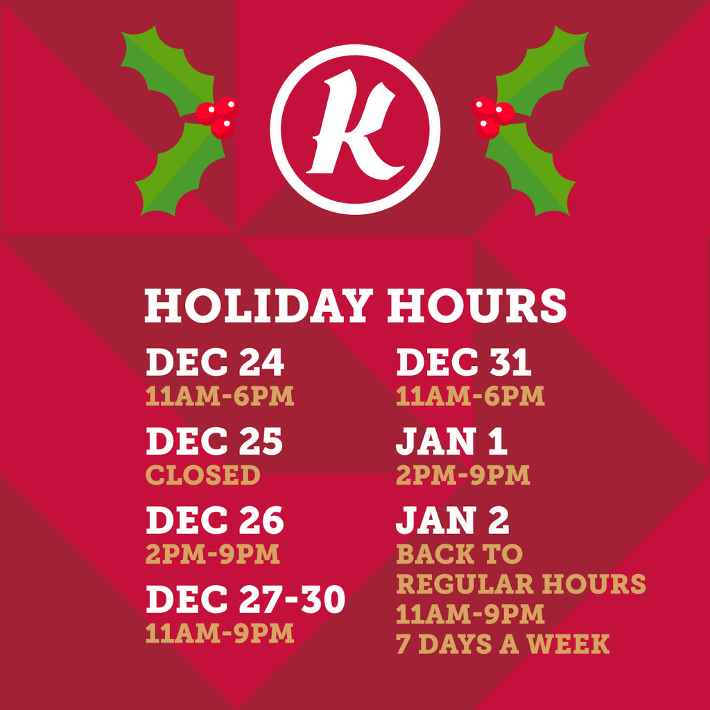 Holiday Hours